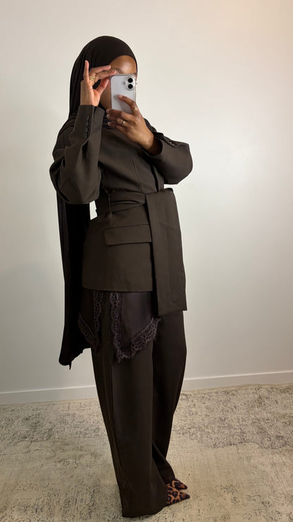 HAUT DENTELLE AMBRE NUIT