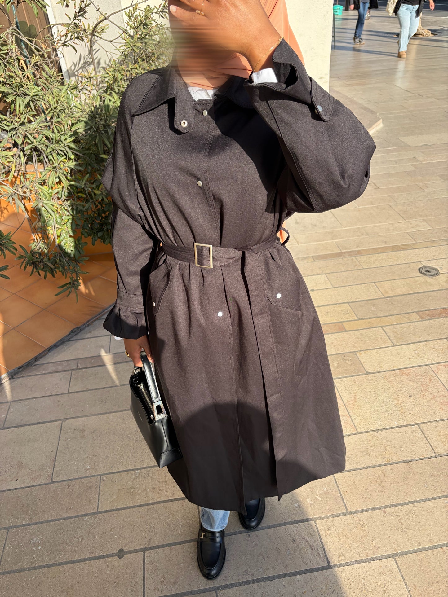 TRENCH ALLURE LIBRE - NOIR