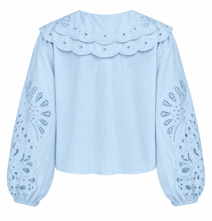 BLOUSE LYS - BLEU