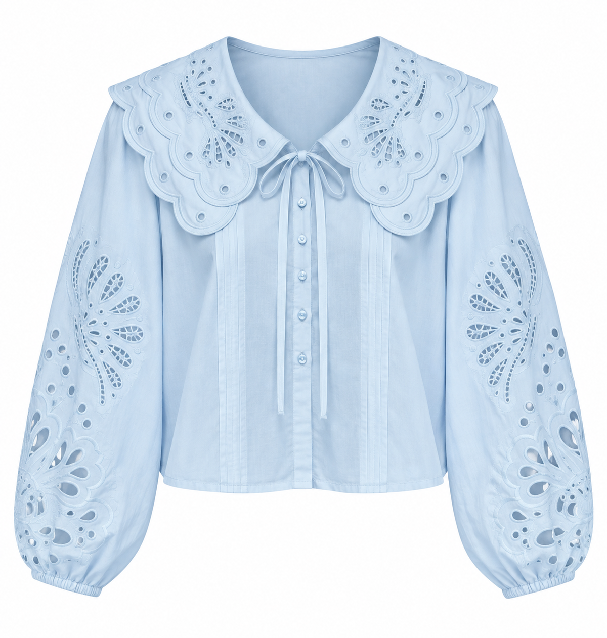 BLOUSE LYS - BLEU