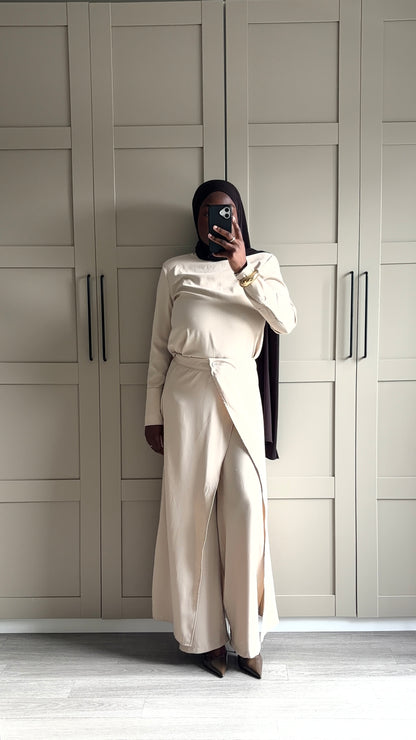 ENSEMBLE ÉLANCÉE - BEIGE