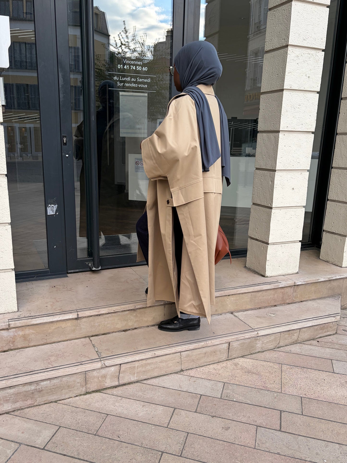 TRENCH ALLURE AMPLE - BEIGE