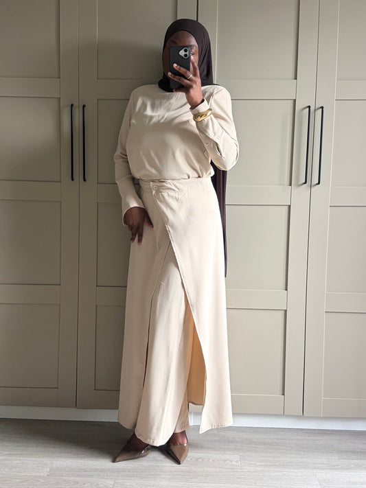 ENSEMBLE ÉLANCÉE - BEIGE
