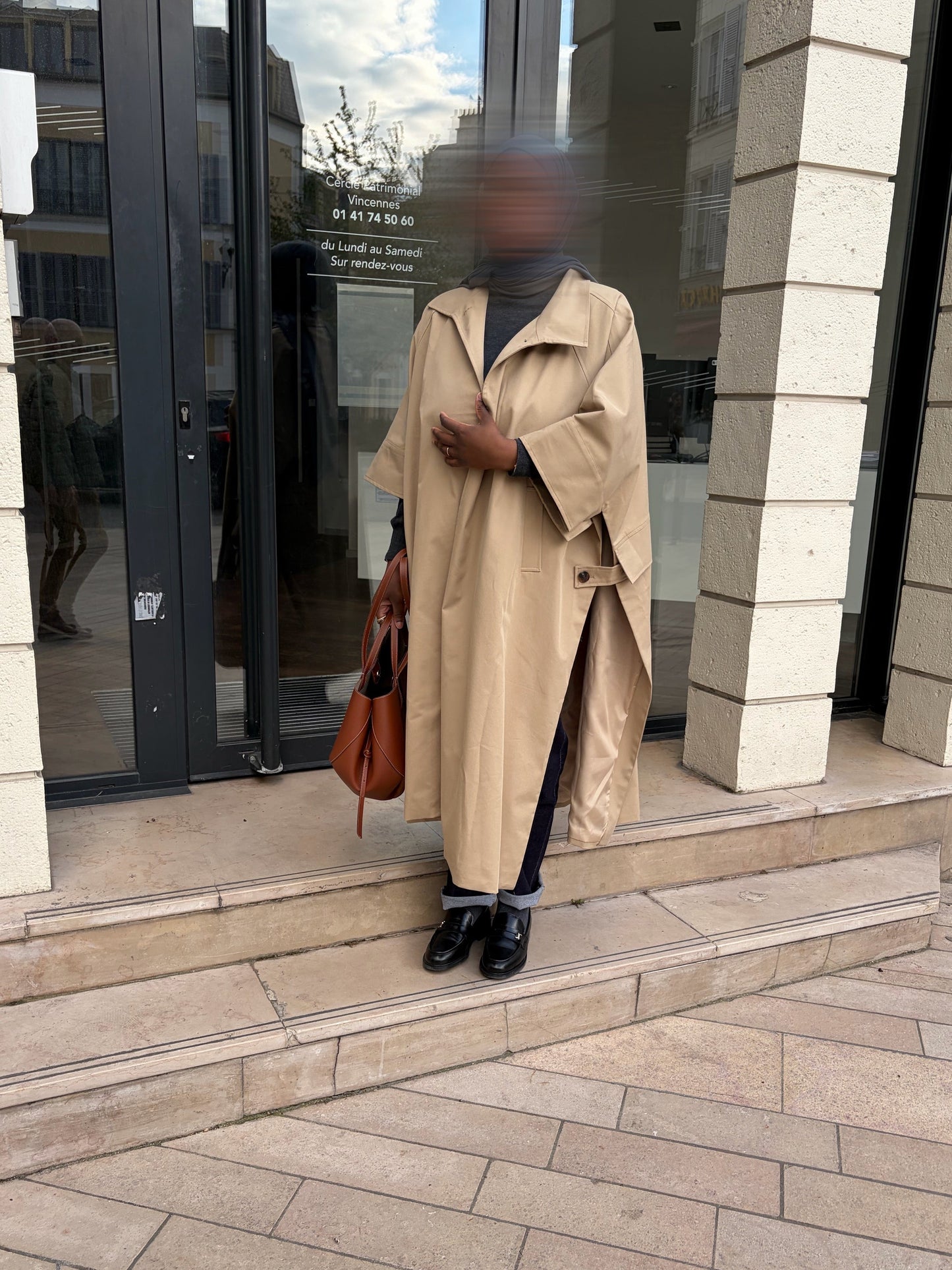 TRENCH ALLURE AMPLE - BEIGE