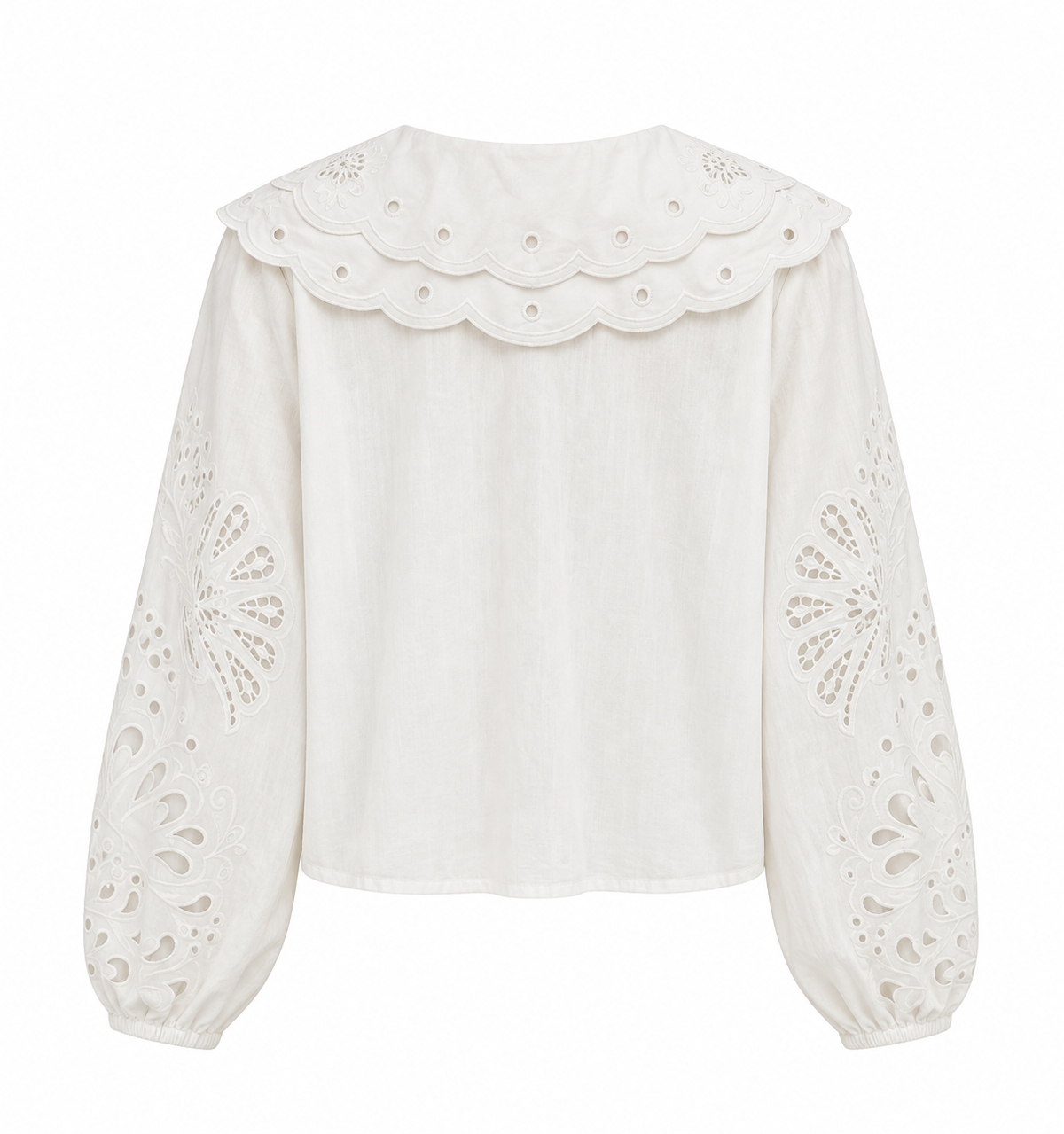 BLOUSE LYS - BLANC