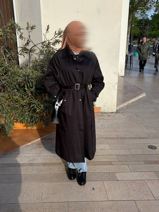 TRENCH ALLURE LIBRE - NOIR