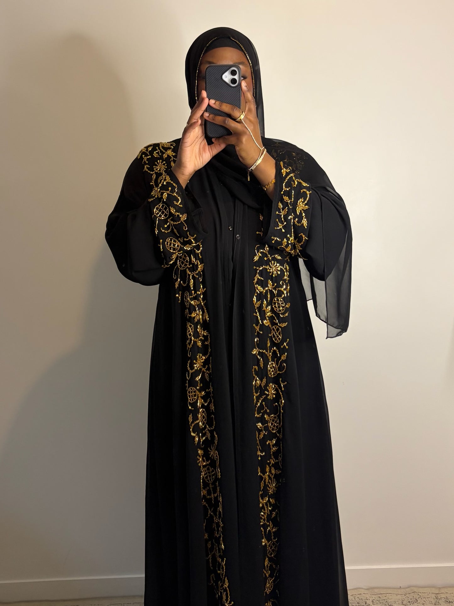 [GAMME PREMIUM] - ABAYA FIL D'OR MADE IN UAE