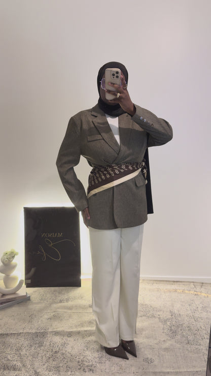 BLAZER BRUME DE HAVRE