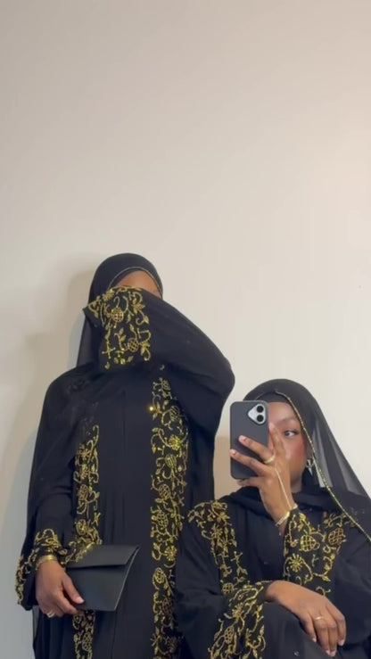 [GAMME PREMIUM] - ABAYA FIL D'OR MADE IN UAE